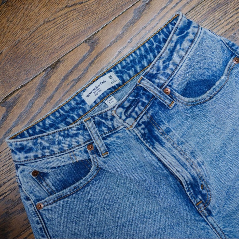 Abercrombie & Fitch High Rise Blue Jeans